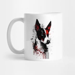 Basenji Dog Portrait Mug